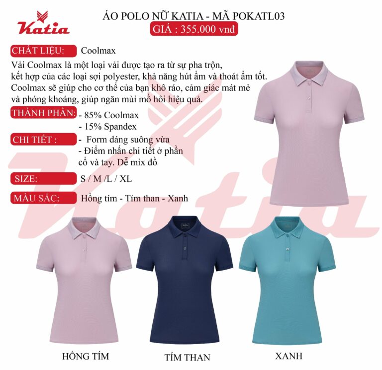 Áo Polo Katia POKATL03
