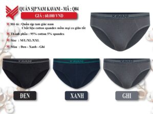 Quần lót Kavani Q04