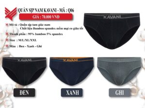 Quần lót Kavani Q06