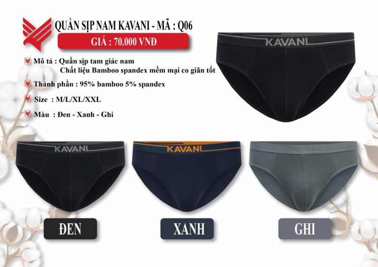 Quần lót Kavani Q06