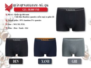 Quần lót Kavani Q16