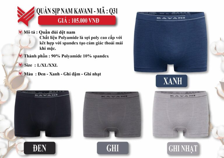 Sịp dệt Kavani Q31